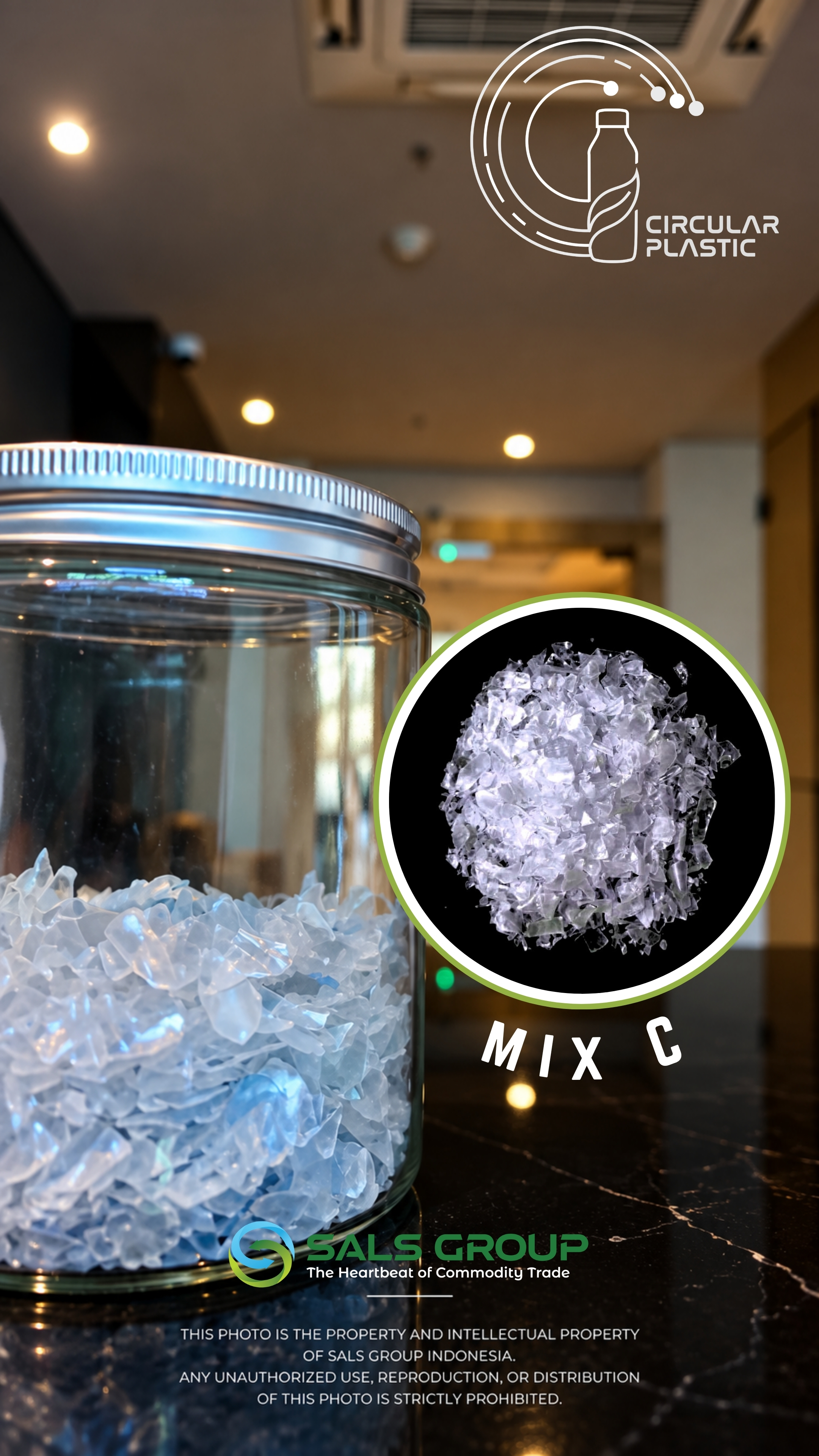 PET FLAKES MIX C
